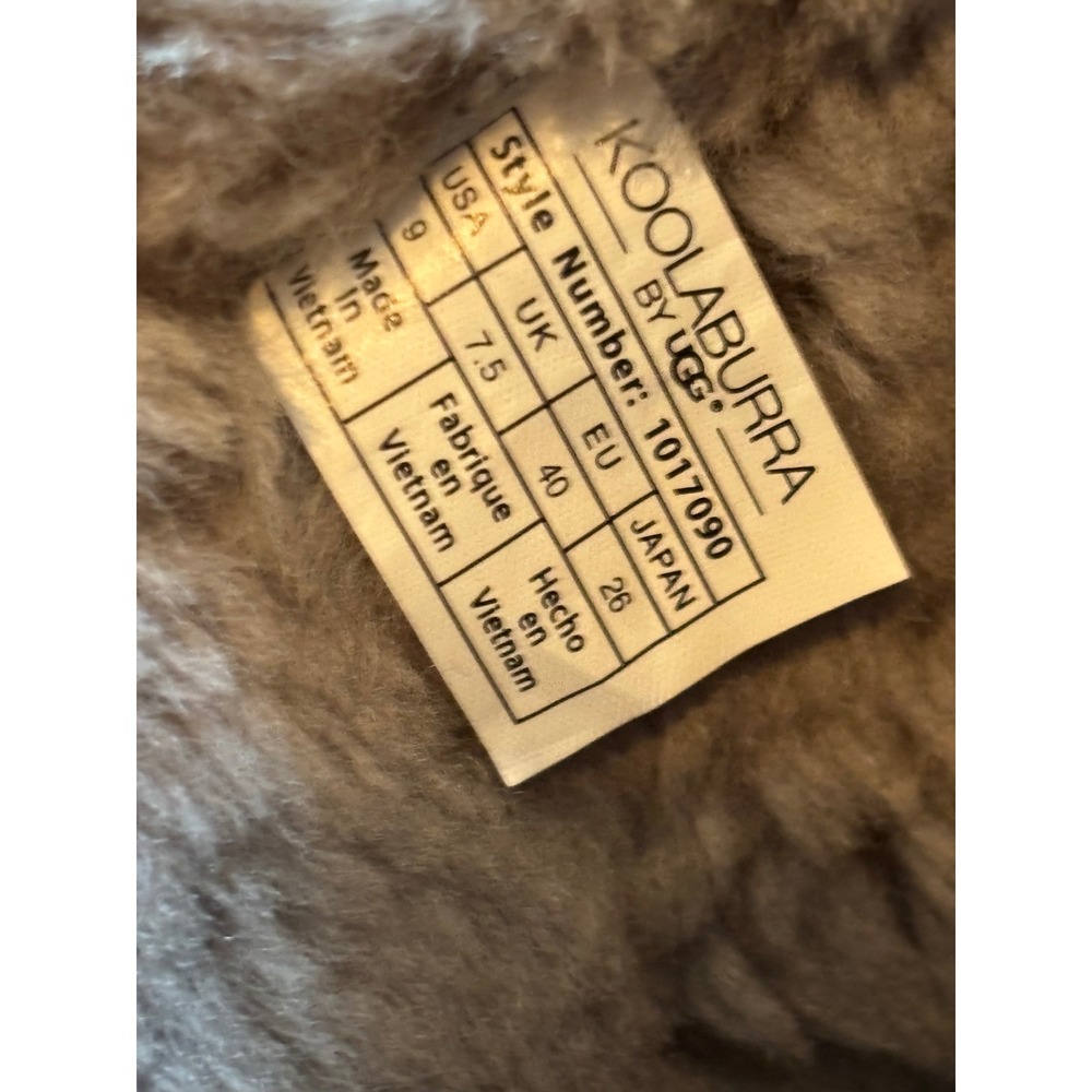 Koolaburra by‎ UGG Victoria Short Boots Womens 9 Gray Suede Faux Fur 1017090 - Picture 5 of 5